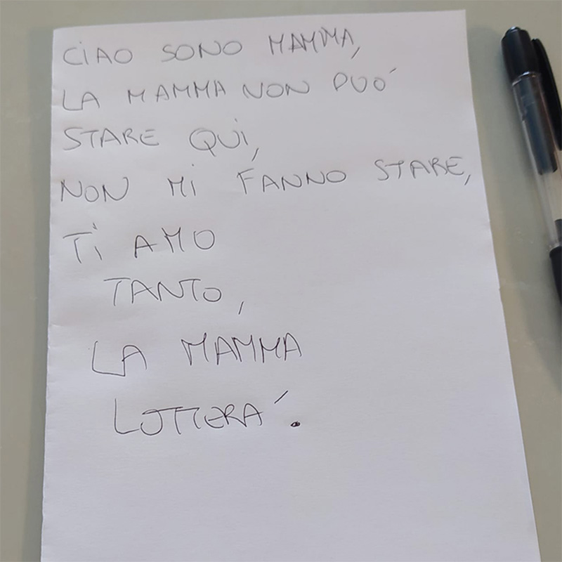 Cronaca di una violenza di Stato per reato di amore materno