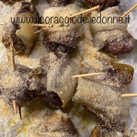 Involtini di radicchio rosso gratinati