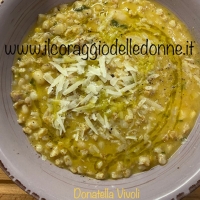 Zuppa con farro della Garfagnana e cannellini
