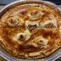 Torta salata di cicoria